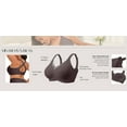 thumbnail image 6 of MINTREUS Womens Wireless Bras V Mesh Comfortable Bralette Supportive Tshirt Bra No Underwire Seamless Push Up, 6 of 8