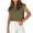 Armygreen, variant on Sherrylily Women Cropped T-Shirts Rolled Dolman Sleeve Crop Tops Summer Short Sleeve Tees