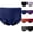 30# Blue, variant on Womens Cotton High Waisted Underwear Full Coverage Panties Ladies Briefs Multipack Wine 4XL