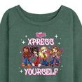thumbnail image 3 of Bratz - Xpress Yourself - Girl Power - Women's Lightweight French Terry Long Sleeve Shirt, 3 of 5