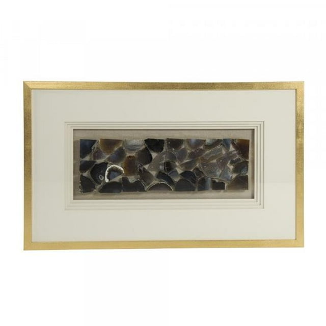 Zentique ZEN37101 39.5 x 23.5 x 2.25 in. Abstract Geode Wall Art