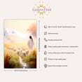 thumbnail image 3 of Eastern Print, Jesus With Flock Of Sheep Print, The Lord Is My Shepherd, Jesus Portrait, Jesus Wall Art, Printable Wall Art Decor, Religion Bible Poster For Church Living Room, UNFRAMED 12x18, 3 of 4