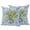 Blue, variant on Outdoor Waterproof Pillow Covers Farm Lemon Fruit Leaves Decorative Throw Pillow Protectors,Pillowcase Cushion Cases for Patio Sofa Garden Couch,16x16in,Pack of 2