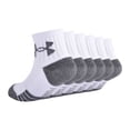 thumbnail image 2 of Calcetines Under Armour para niños, paquete múltiple, cuarto, blanco 4-6, 2 of 2