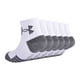 thumbnail image 2 of Calcetines Under Armour para niños, paquete múltiple, cuarto, blanco 4-6, 2 of 2