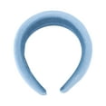 thumbnail image 4 of Unique Bargains 1 Pc Simple Pure Color Headbands for Women Sky Blue, 4 of 6
