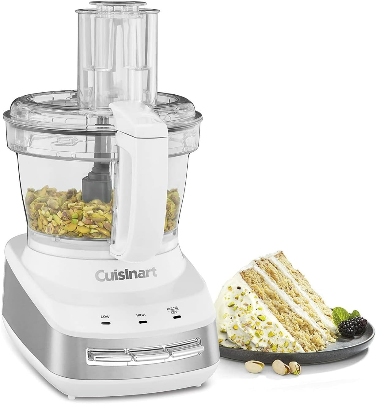 Cuisinart, Food Processor, 11 Cup, White, Includes Slicing Discs
