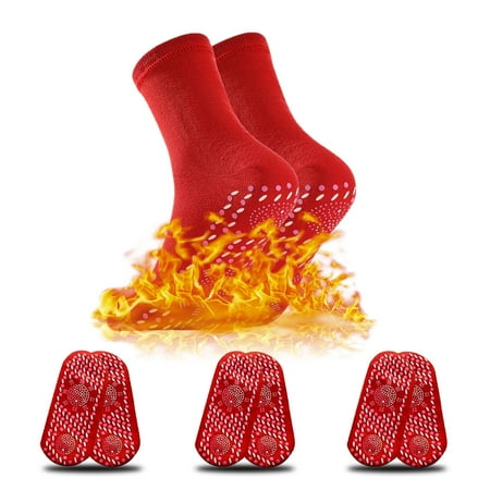 

Egmy Socks Self-Heating Socks to Keep Warm In Winter for Men and Women Camping Fishing Riding 5 Pairs of Self-Heating Socks