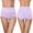 1-Purple, variant on REORIAFEE Women Underwear Panties High Waist Cotton Full Coverage Briefs Strechy Breathable Panties Soft Comfortable Underwear Lingerie Beige L