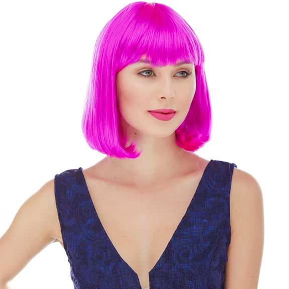 Cindy Magenta Wig Costume Accessory