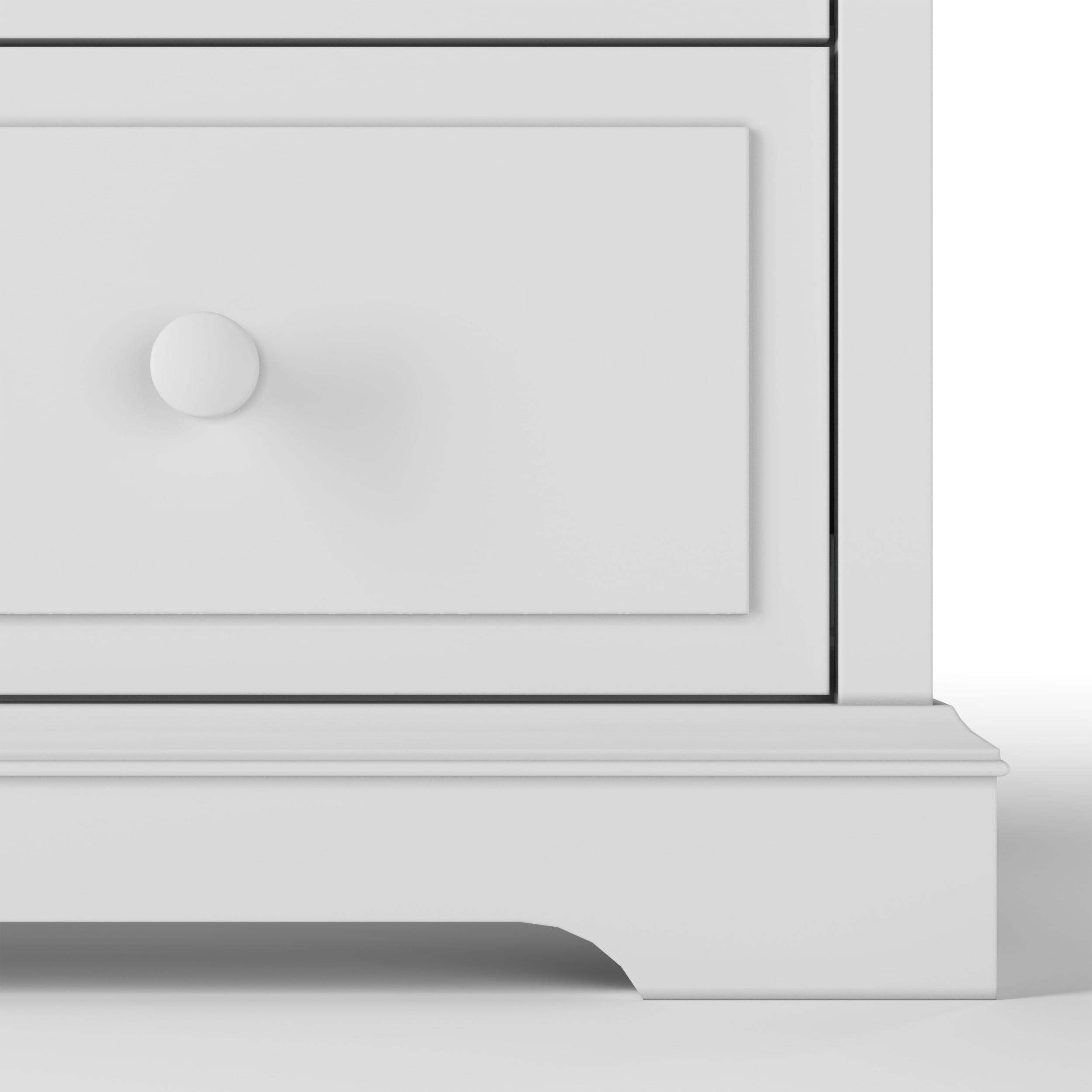 Child Craft Universal Select 3 Drawer Dresser for Nursery or Bedroom, Plenty of Storage, Anti-Tip Kit Included to Prevent Tipping, Non-Toxic, Baby Safe Finish (Matte White)