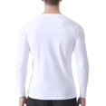 thumbnail image 2 of Camiseta de baño Roadbox UPF 50+ de manga larga, corte ajustado, blanca, 2 of 6