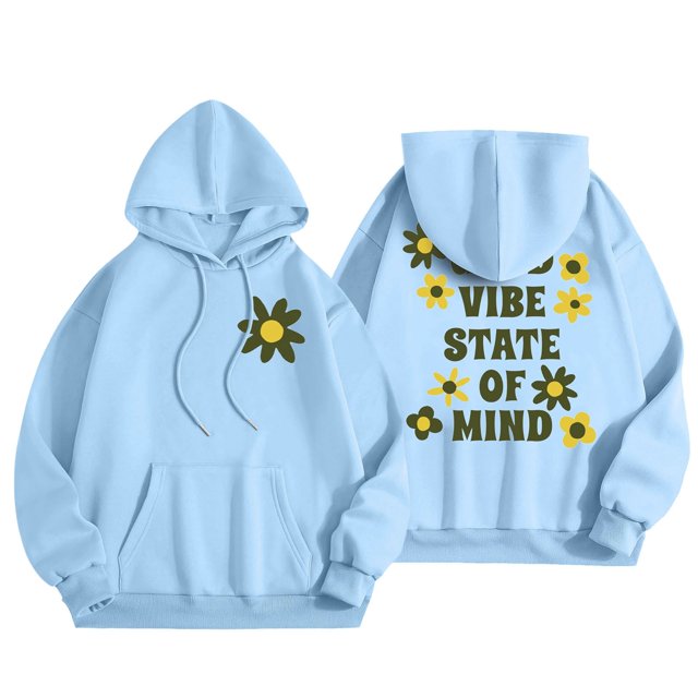 WEAIXIMIUNG Mama Sweatshirt Plus Size Ladies Fashion Hooded Letters Printing Printing Hoodies Leisure Blouse