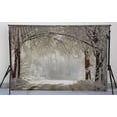 thumbnail image 3 of ABPHOTO Polyester 7x5ft Winter Backdrops Photography Snow Frozen Forest Background for Photo Studio Backdrop, 3 of 4