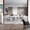 White, variant on Foldable Freestanding Indoor Dog Gate for House, Wood White Long Pet Fence for Stairs and Hallways, Puppy Gate with Support Feet, 24 Inch Height, 3 Panels
