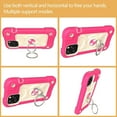 thumbnail image 5 of KOMI 12 Pro Max Étui de Protection, Silicone Antichoc Double Couche Support Anneau Armure Compatible avec iPhone 12 Pro Max Rose, 5 of 5