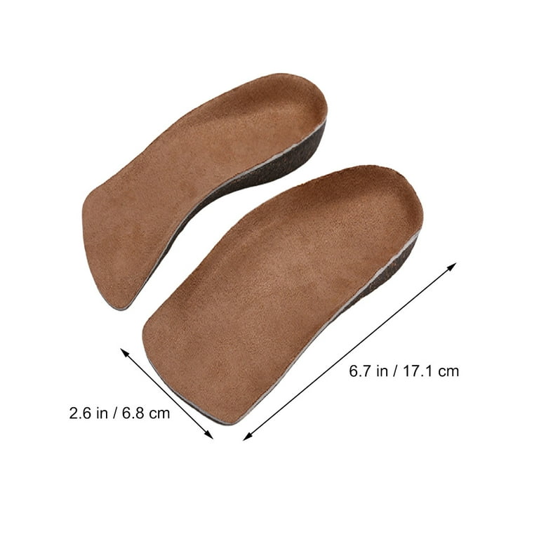 NUOLUX Heel Insole Insoles Half Breathable Cork Pads Elevator
