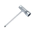 thumbnail image 1 of Uxcell 1-Pack Llave de Motosierra Scrench 13mm por 19mm Combinación de Destornillador y Llave de Acero 1.8mm Destornillador Torx Llave T Tono Plateado, 1 of 1