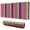 Horse Stripe Colorful, variant on 35.4x15.7 Inch Gaming Mouse Pad, Non-Slip Stitched Rubber Desk Mat for Desktop & Laptop,Pony Pink Pattern