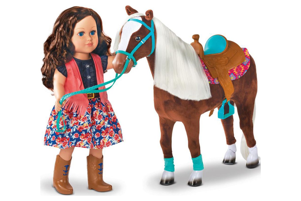 My Life As 18" Poseable Horse Whisperer Brunette Hair Doll Playset