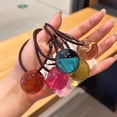 thumbnail image 3 of mdesiwst 2Pcs Women Hair Ropes Transparent Jelly Ball Design High Elasticity Hair Ties No Damage Ponytails Buns Holder Hair Accessories, 3 of 8