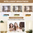 thumbnail image 4 of Caulitar White Vanity Table with LED Lighted Mirror, 3 Color Modes, 7 Drawer Modern Vanity Desk for Bedroom, 4 of 9