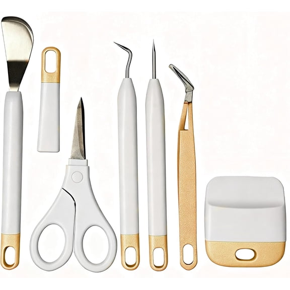 Ecoflick 6Pcs Precision Craft Vinyl Weeding Tools Kit for DIY Vinyl Crafting Projects