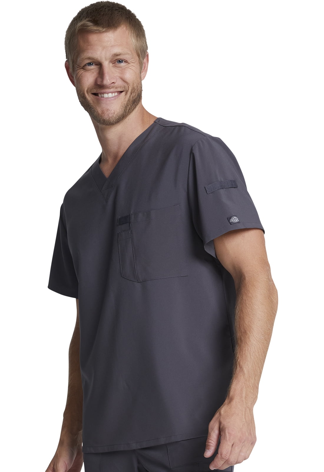 Dickies EDS Essentials Scrubs Top for Men VNeck DK635