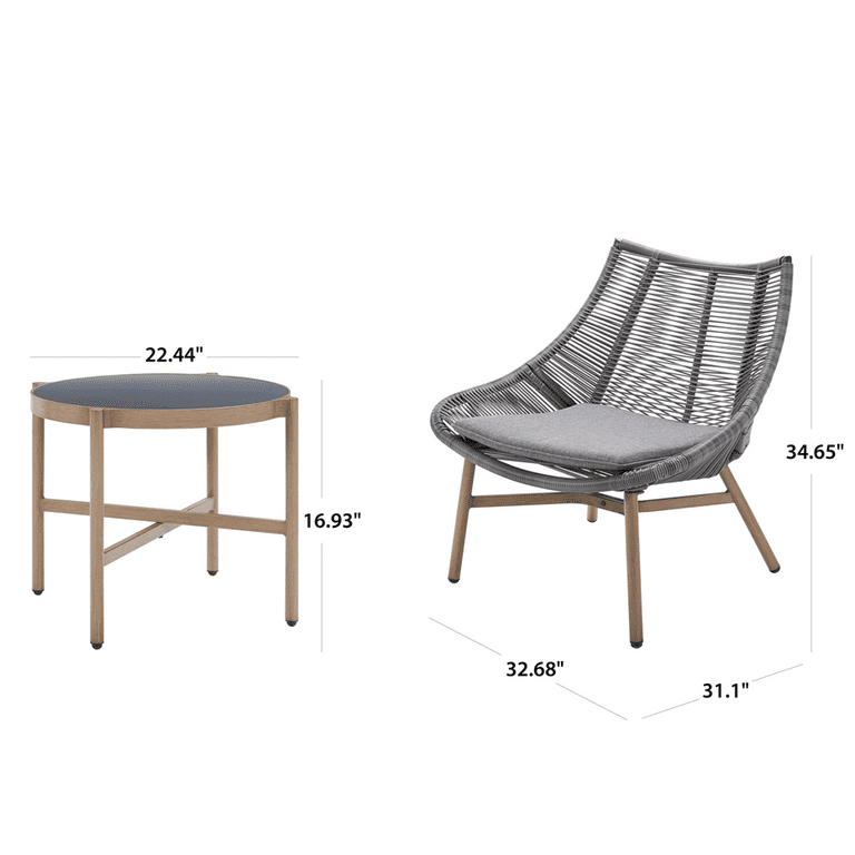 Hometrends nepal 3 piece chat set discount