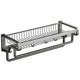 thumbnail image 1 of Toallero de 37-57 cm con gancho Yuxing soporte de pared estante de aluminio negro mate 37 cm, 1 of 5