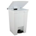 thumbnail image 2 of Rubbermaid Indoor Utility Step-On Waste Container Square Plastic 12 gal White, 2 of 2
