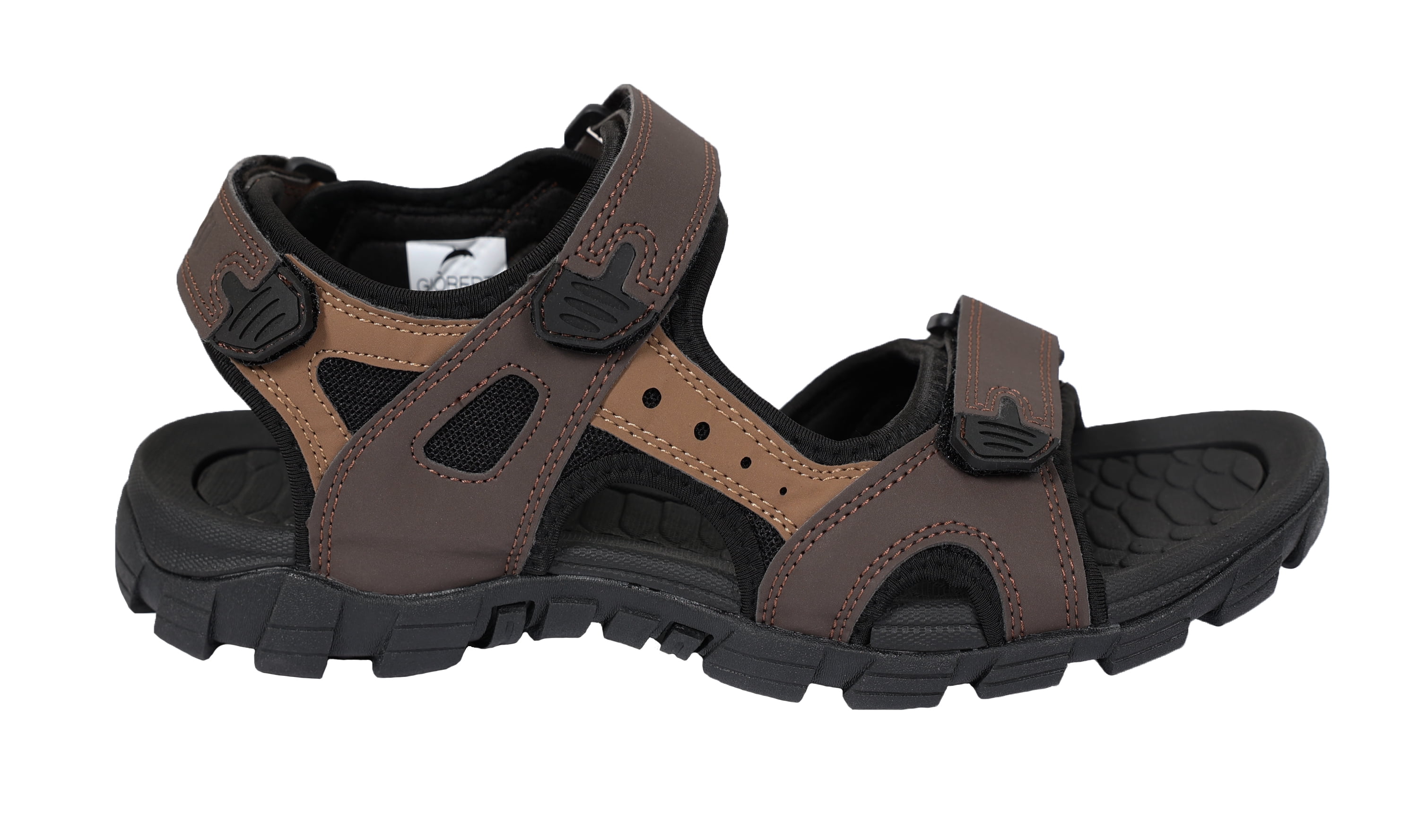 Men's Leather Fisherman Casual Comfort Adjustable Sandal Open Toe Size 8 9 10 11 