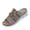 Womens Casual Shoes # Gray, variant on Slide Sandals for Women Open Toe Hollow Out Perforated Faux Suede Upper Adjustable Hook and Loop Strap Thick Sole Sporty Casual Slip On Outdoor Footwear