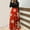 Red, variant on WXLWZYWL Women's Christmas Dresses Casual Vintage Print Round Neck Long Sleeve Dress Outs Fall Winter Dresses Loose Maxi Dresses