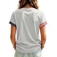 thumbnail image 3 of AHMOMEI Never Forget 9/11 Shirt American Flag Memorial Day 9/11 Shirt Courage Hope Short Sleeve Patriotic Tshirts for Women, 3 of 3