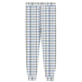 thumbnail image 4 of Men's Plaid Pajama Joggers Elastic Drawstring Waist Sleep Pants Casual Loungewear Bottoms with Side Pockets, 4 of 7