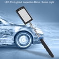 thumbnail image 1 of BTER Cómoda manija para automóvil Herramienta de extensión con luz LED Espejo de inspección de vehículos, Espejo de inspección, Espejo telescópico, Inspectores de mecánica automotriz para inspección E, 1 of 8