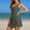 #Gray, variant on DPTALR Women's Sleeveless Backless Tennis Dress with Built-in Shorts and Split Hem Swimsuit,Hot Pink,Women's Plus Size XXL