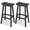 Black, variant on Outdoor Bar Stools Set of 2, 29 Inch Counter Height HDPE Patio Stools, 500 lbs Heavy Duty Saddle Seat Bar Chairs for Kitchen Island, Balcony & Backyard (Navy Blue)