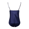 thumbnail image 6 of Women's Comfortable New Solid Color Ice Silk Pajamas Women's Sling Shorts Set Shorts Set Two Piece Outfits for Juniors Swimming Suit Cover up Leather Shorts Suit Bikini Swimsuit Swimsuit Cover, 6 of 6