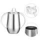 thumbnail image 2 of Pajita de acero inoxidable Sippy Cup Buumin de 300 ml con asas y tapas, 2 of 6