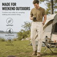 thumbnail image 6 of YAPPO Men's Lightweight Hiking Pants, Quick-Dry 4-Way Stretch Water-Resistant Outdoor Work Pants with 4 Pockets, 6 of 9