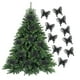 thumbnail image 1 of Paquete de 10 adornos de mariposas brillantes para árbol de Navidad, guirnaldas, decoraciones de boda, coronas, cajas de regalo y decoraciones para fiestas., 1 of 6