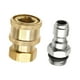 thumbnail image 4 of Conector de Lavadora de Alta Presión Boquilla de Presión Adaptador de Rosca Accesorio de Acoplamiento de Latón Instalación Fácil Adecuado para Limpiez Rosca hembra macho, 4 of 9