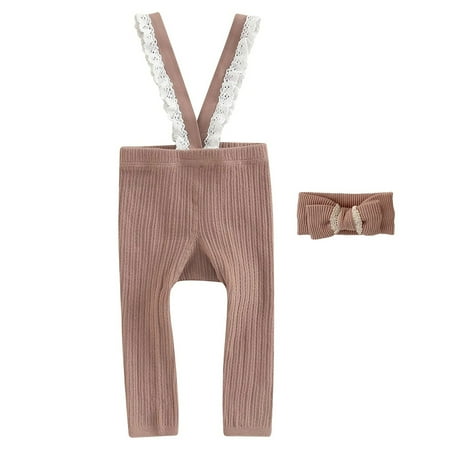 

Lace Trim Suspender Knit Tights Footless Overall Pants Warm Pantyhose Stockings（Dark pink） 73cm，G46136
