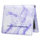 thumbnail image 1 of Tarjetero de vacunas Funda protectora Funda de piel con estampado de mármol (morado) Likrtyny multifunción de oficina, 1 of 8