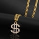 thumbnail image 3 of Collar para mujer, joyería para mujer, joyería para mujer, colgante de aleación estilo hip hop, cadena de surfista, collar dorado, joya unisex, collar hip hop, 3 of 5