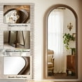 thumbnail image 5 of Easy4Home 71"x32" Arched Full-Length Floor Mirror Vintage Mirror, Antique Bronze, 5 of 6