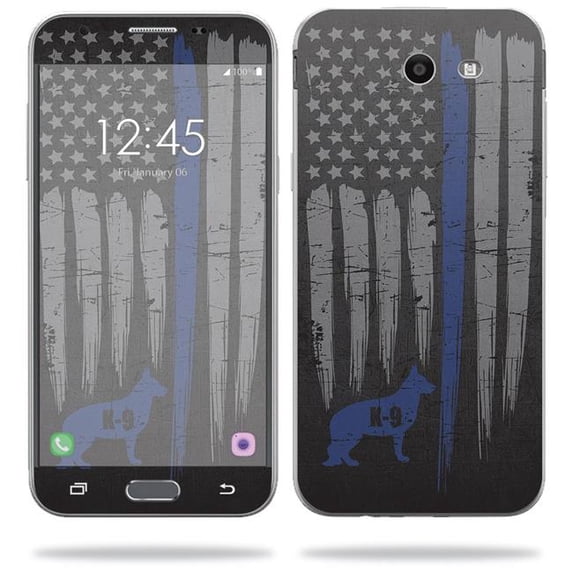 MightySkins SAGJ317-Thin Blue Line K9 Skin for Samsung Galaxy J3 2017 - Thin Blue Line K9