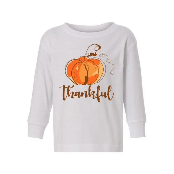 Awkward Styles Thanksgiving Sweater for Toddler Thankful Long Sleeve Shirt